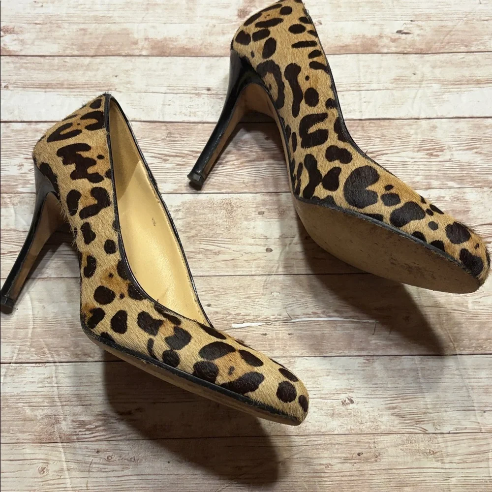 Kate Spade Leopard Print Heels Size 9B